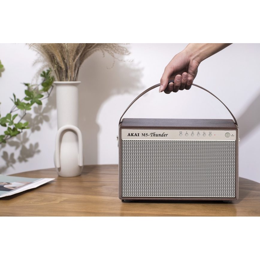 AKAI M5 THUNDER COFFEE - Bezdrátový reproduktor 70W/8000 mAh