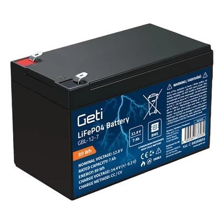 Akumulátor LiFePO4 12,8V/7Ah