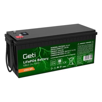 Akumulátor LiFePO4 25,6V/100Ah