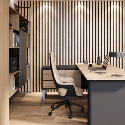 Akustický obkladový panel VASALUND 240x52 cm dub