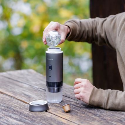 Aligator ACM002 - Cestovní nabíjecí kávovar PortaCaffé 3v1 72W/7500 mAh šedá