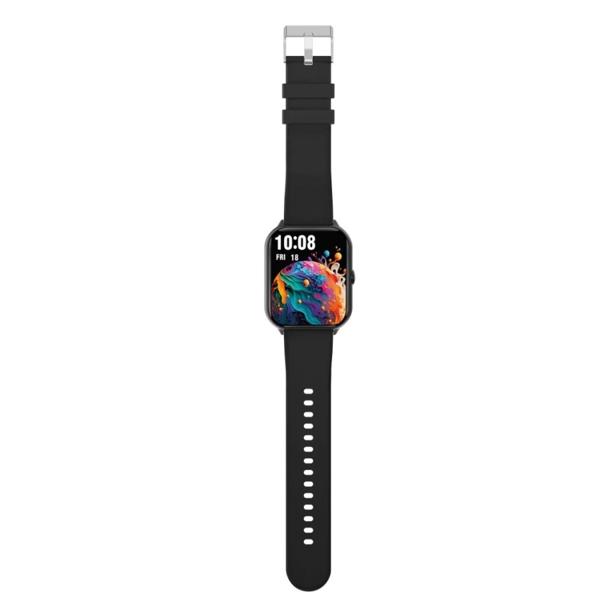 Aligator AW10BK - Chytré hodinky Watch GO 220 mAh IP67 černá