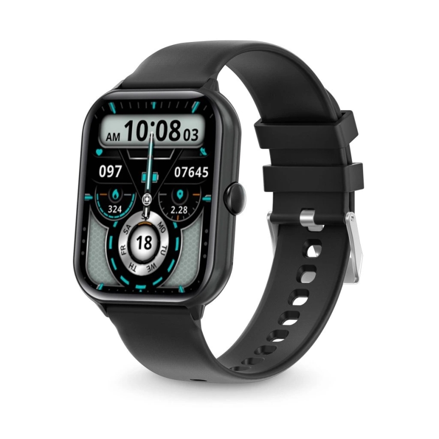 Aligator AW10BK - Chytré hodinky Watch GO 220 mAh IP67 černá