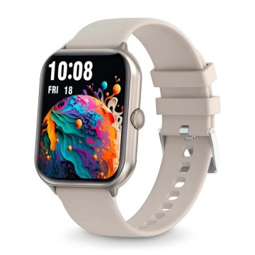 Aligator AW10SR - Chytré hodinky Watch GO 220 mAh IP67 krémová