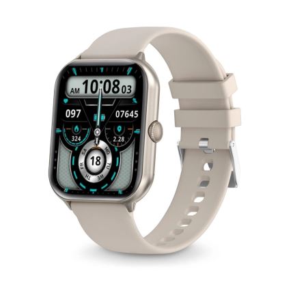 Aligator AW10SR - Chytré hodinky Watch GO 220 mAh IP67 krémová