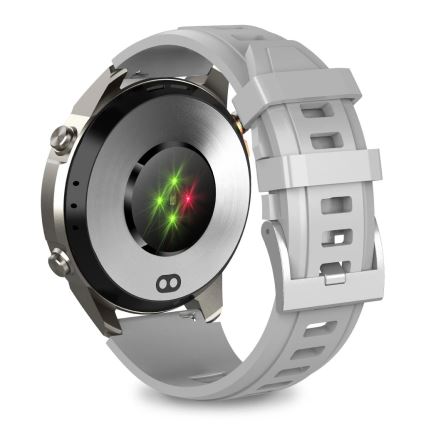 Aligator AW12SR - Chytré hodinky Watch GPS 500 mAh IP69K stříbrná