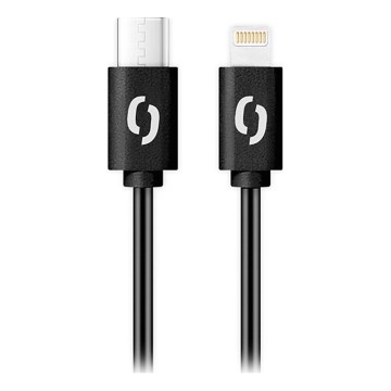 Aligator DATKP56 - USB kabel USB-C / Lightning 30W Power Delivery 0,5m černá