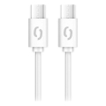 Aligator DATKP59 - USB kabel USB-C / USB-C 65W Power Delivery 2,5m bílá