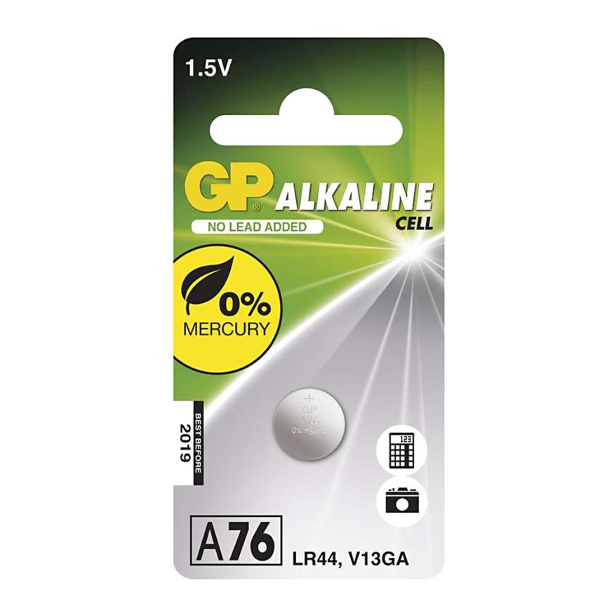 Alkalická baterie knoflíková A76 GP ALKALINE 1,5V/110 mAh