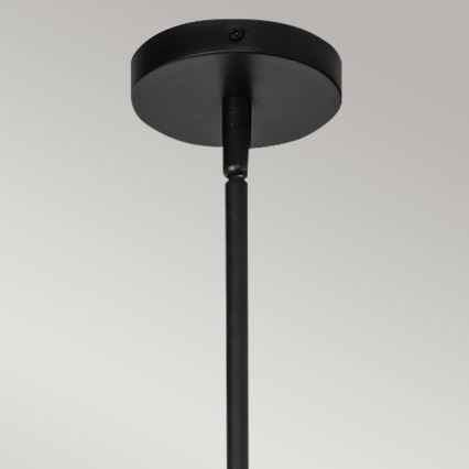 Alora Mood - Lustr na tyči DAPHNE 1xE27/60W/230V pr. 18,1 cm černá/hnědá