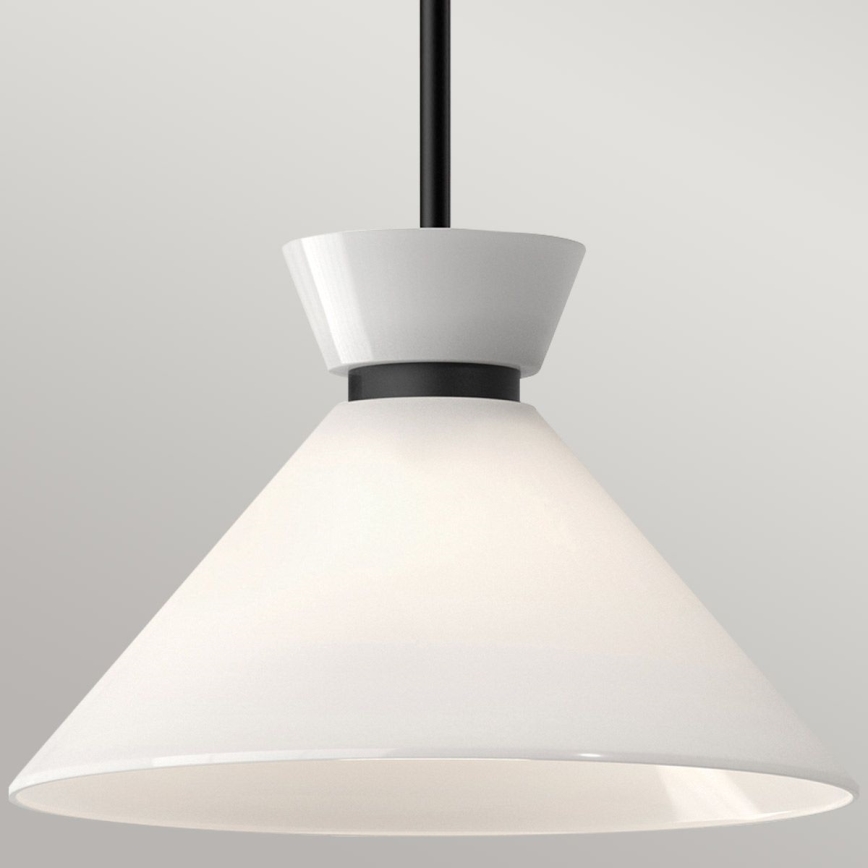 Alora Mood - Lustr na tyči HALSTON 1xE27/60W/230V černá