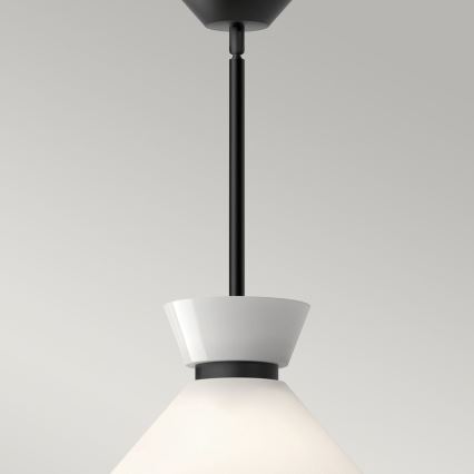 Alora Mood - Lustr na tyči HALSTON 1xE27/60W/230V černá
