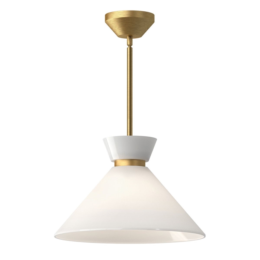 Alora Mood - Lustr na tyči HALSTON 1xE27/60W/230V zlatá