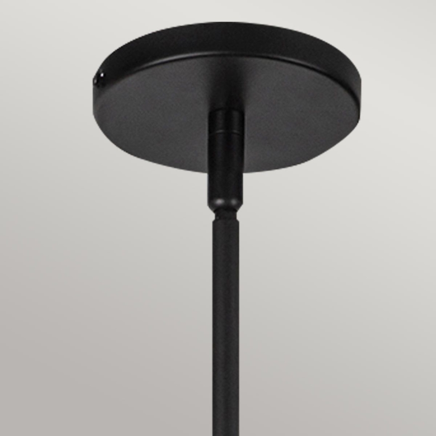 Alora Mood - Lustr na tyči PERTH 1xE27/60W/230V pr. 37,5 cm černá