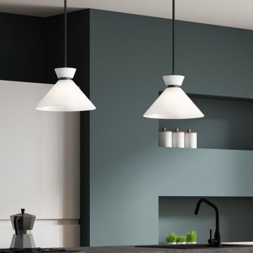 Alora Mood - Lustr na tyči HALSTON 1xE27/60W/230V černá