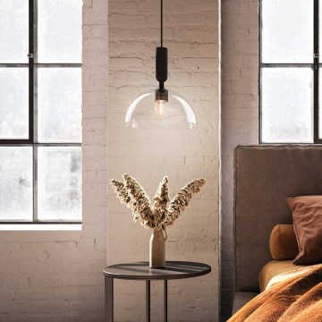 Alora Mood - Lustr na tyči JUDE 1xE27/60W/230V černá