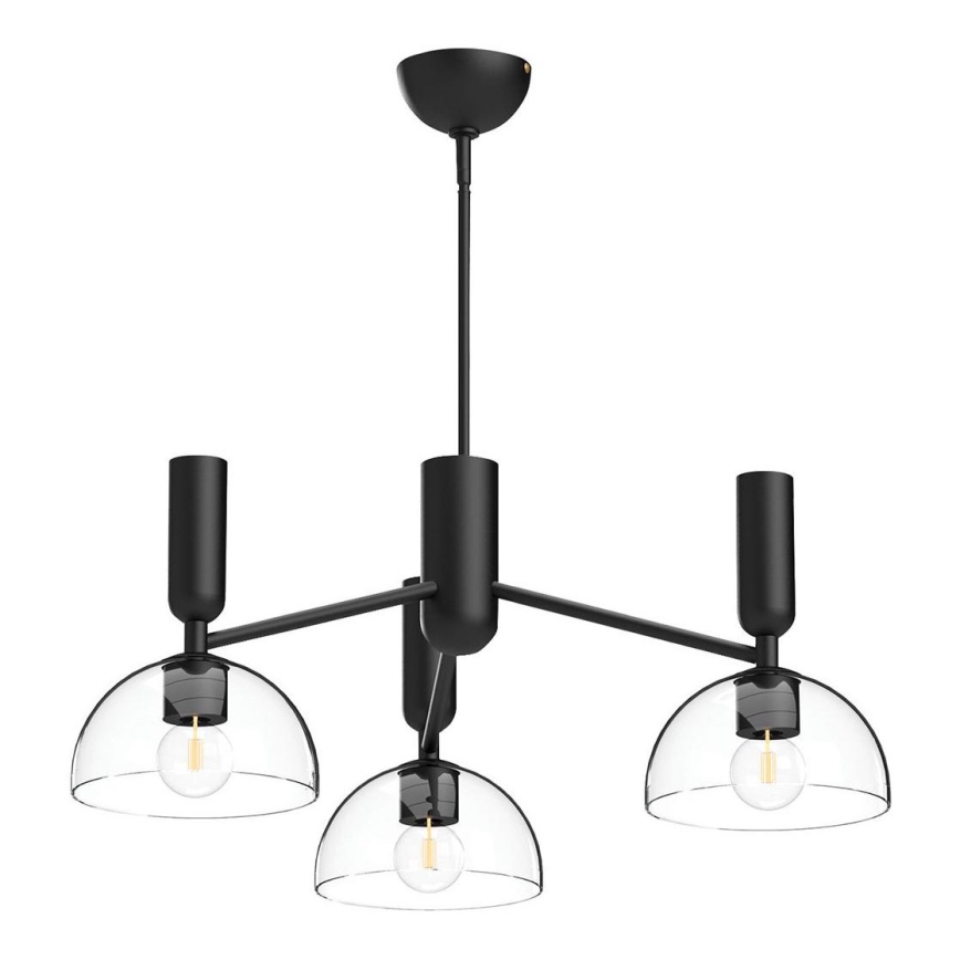 Alora Mood - Lustr na tyči JUDE 3xE27/60W/230V černá