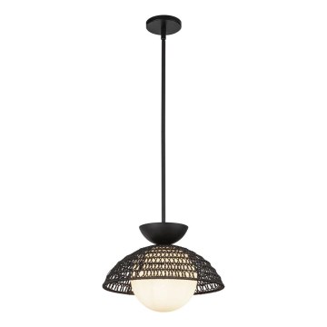 Alora Mood - Lustr na tyči PERTH 1xE27/60W/230V pr. 37,5 cm černá