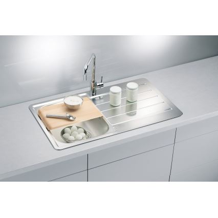 ALVEUS 1065560 - Kuchyňský dřez LINE 86x50 cm matná ocel/satin