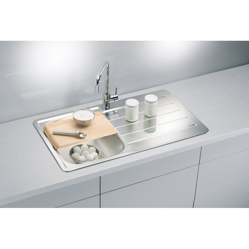 ALVEUS 1065560 - Kuchyňský dřez LINE 86x50 cm matná ocel/satin