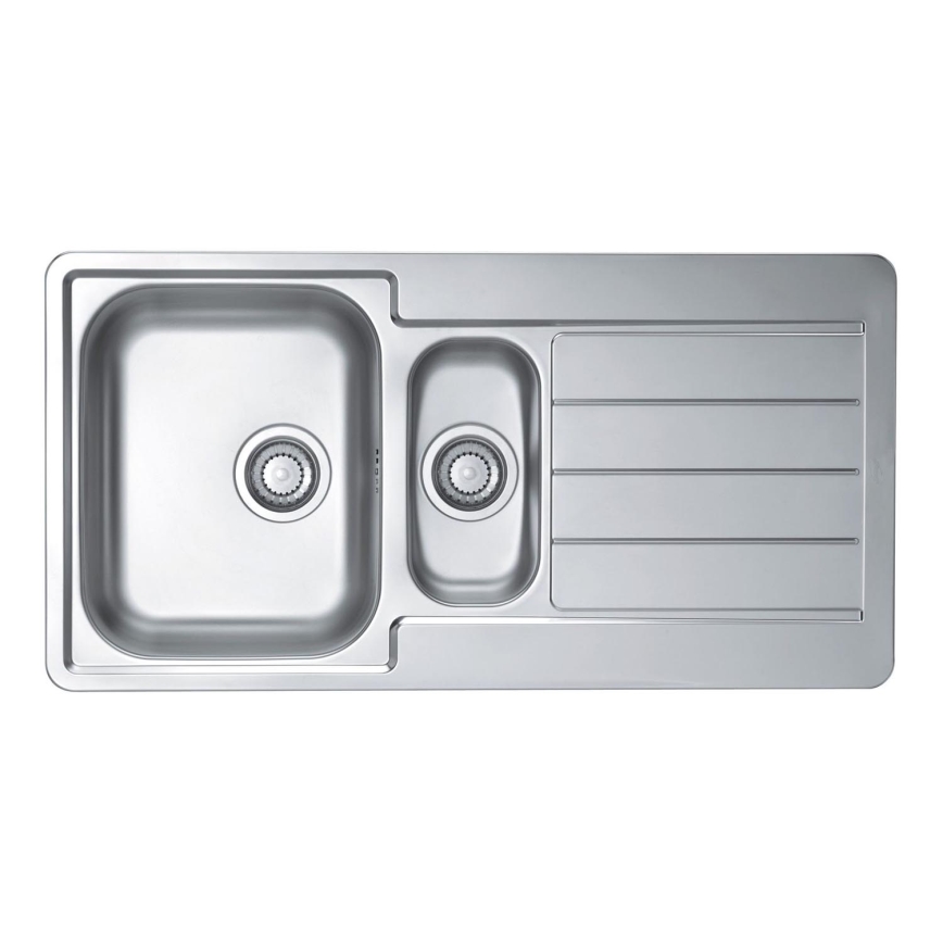 ALVEUS 1082440 - Kuchyňský dřez LINE 98x50 cm matná ocel/satin