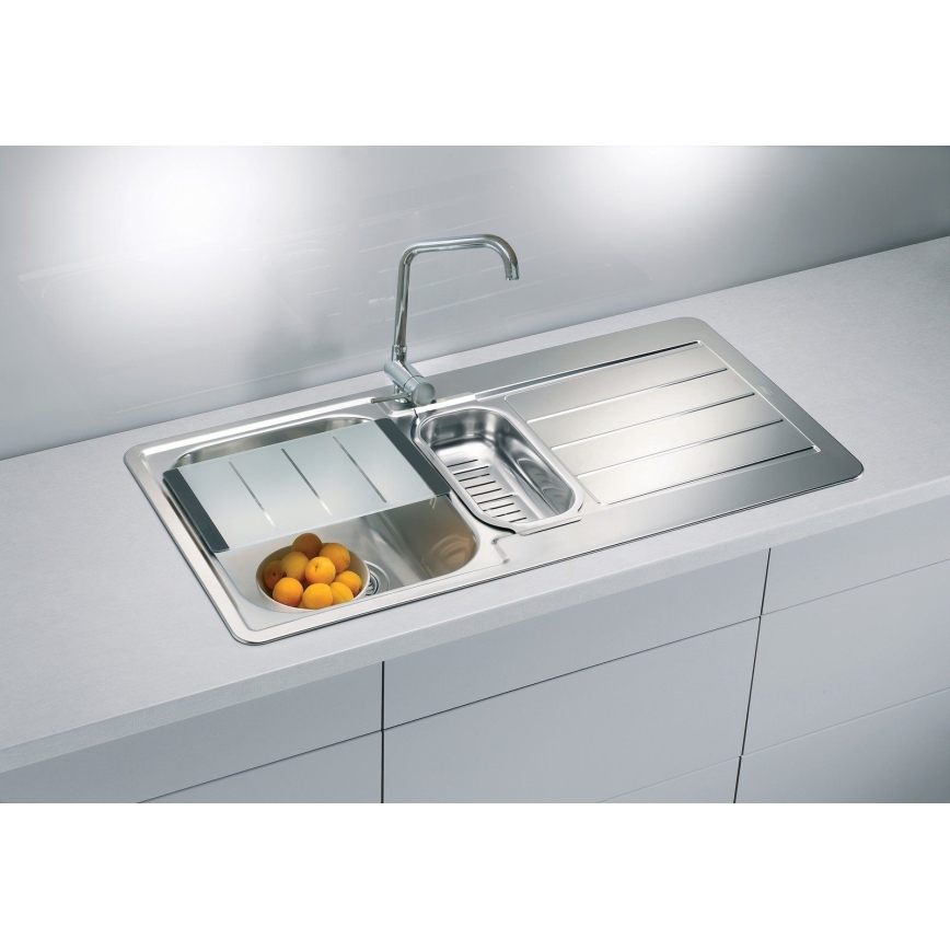 ALVEUS 1082440 - Kuchyňský dřez LINE 98x50 cm matná ocel/satin