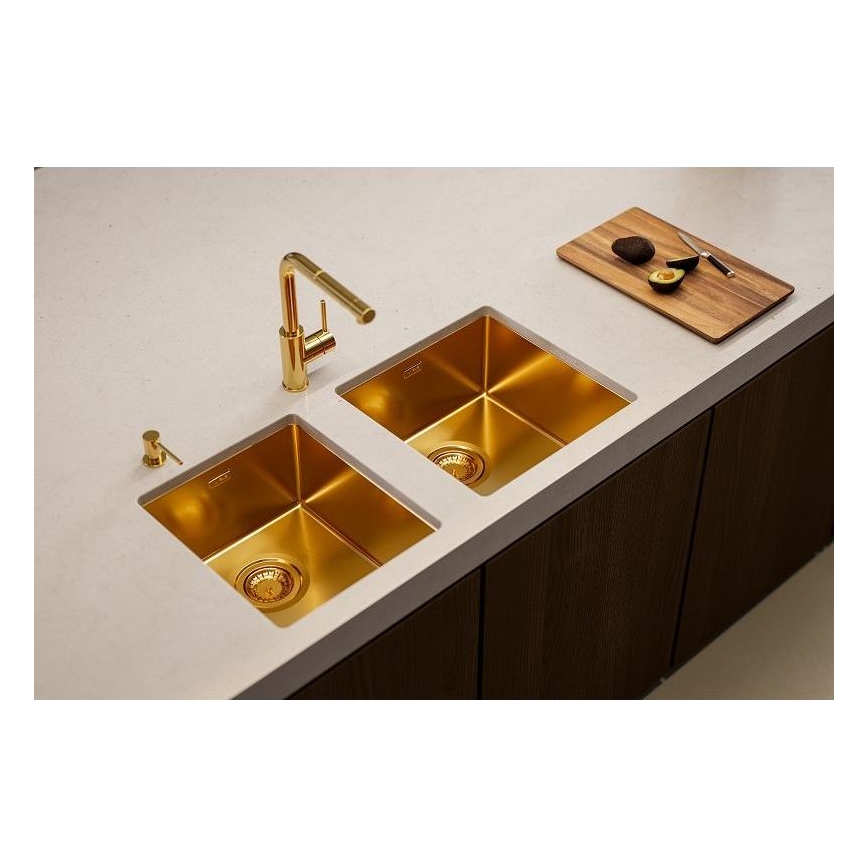 ALVEUS 1103381 - Kuchyňský dřez QUADRIX 45x45 cm monarch bronz