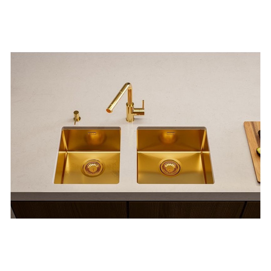 ALVEUS 1103381 - Kuchyňský dřez QUADRIX 45x45 cm monarch bronz