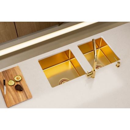 ALVEUS 1103381 - Kuchyňský dřez QUADRIX 45x45 cm monarch bronz