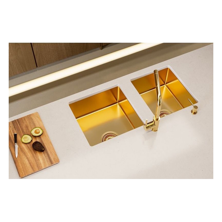 ALVEUS 1103381 - Kuchyňský dřez QUADRIX 45x45 cm monarch bronz
