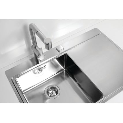 ALVEUS 1103610 - Kuchyňský dřez PURE 79x52,5 cm satin, levý