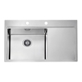 ALVEUS 1103652 - Kuchyňský dřez PURE 86x52,5 cm satin, levý