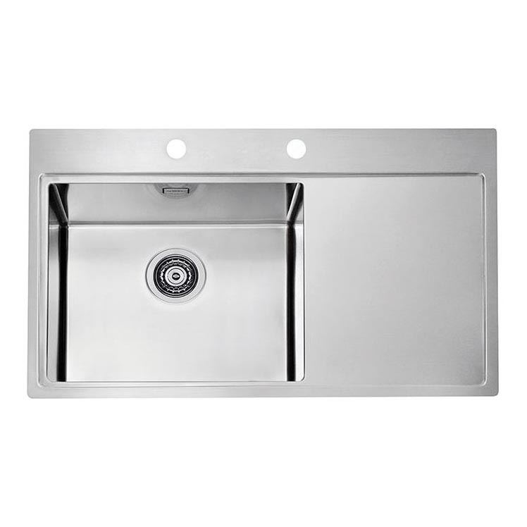 ALVEUS 1103652 - Kuchyňský dřez PURE 86x52,5 cm satin, levý