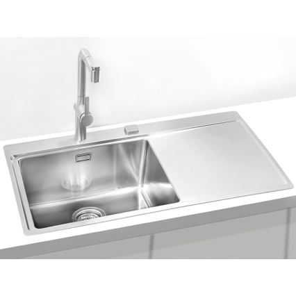ALVEUS 1103652 - Kuchyňský dřez PURE 86x52,5 cm satin, levý
