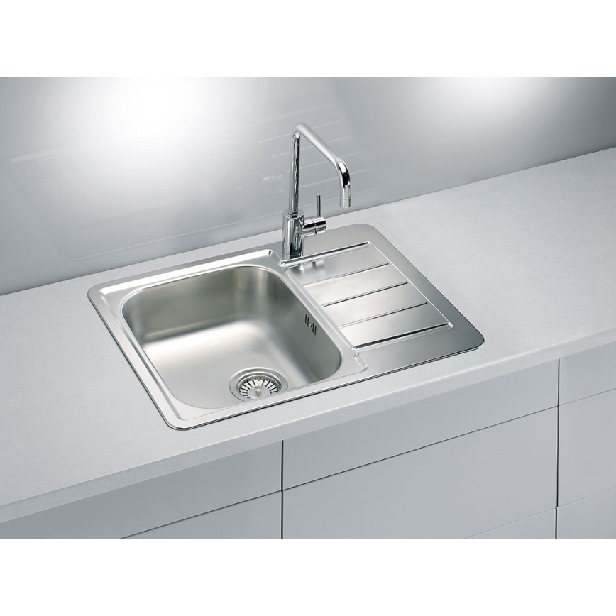 ALVEUS 1125356 - Kuchyňský dřez LINE 61,5x50 cm matná ocel/satin