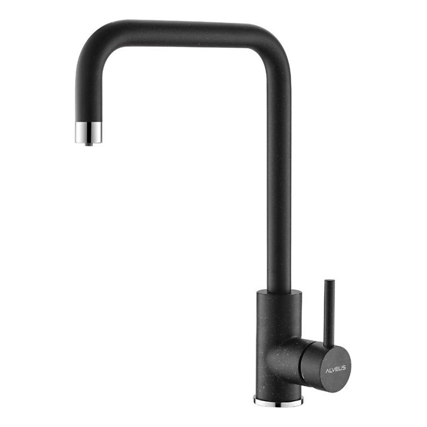 ALVEUS 1139812 - Dřezová baterie DUAL 37 cm granit/černá