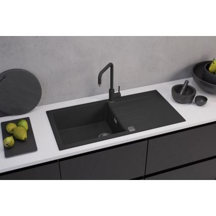 ALVEUS 1140598 - Kuchyňský dřez CADIT 100x50 cm granit/černá