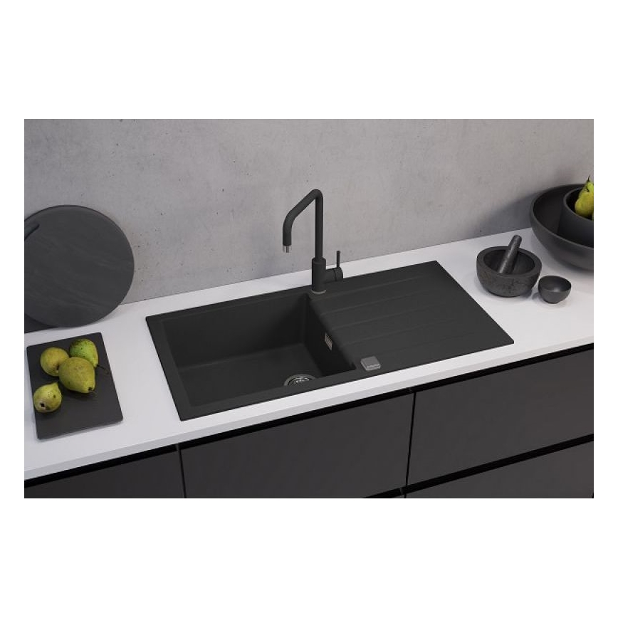 ALVEUS 1140598 - Kuchyňský dřez CADIT 100x50 cm granit/černá