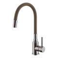 ALVEUS 1144428 - Dřezová baterie s flexibilním ramínkem MINTAS 34 cm lesklý chrom/béžová