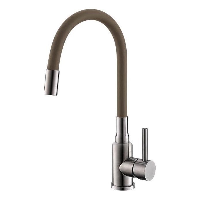 ALVEUS 1144428 - Dřezová baterie s flexibilním ramínkem MINTAS 34 cm lesklý chrom/béžová