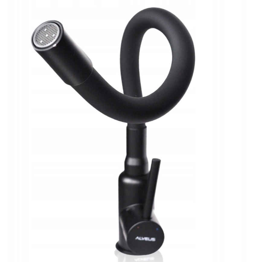 ALVEUS 1144433 - Dřezová baterie s flexibilním ramínkem MINTAS 34 cm matná černá