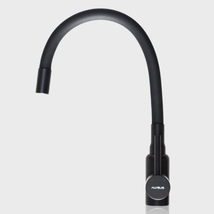 ALVEUS 1144433 - Dřezová baterie s flexibilním ramínkem MINTAS 34 cm matná černá