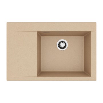 ALVEUS 1149501 - Kuchyňský dřez PURE 79x51,5 cm granit/hnědá