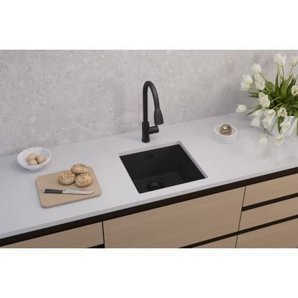 ALVEUS 1150048 - Kuchyňský dřez OMNI 45x45 cm granit/černá