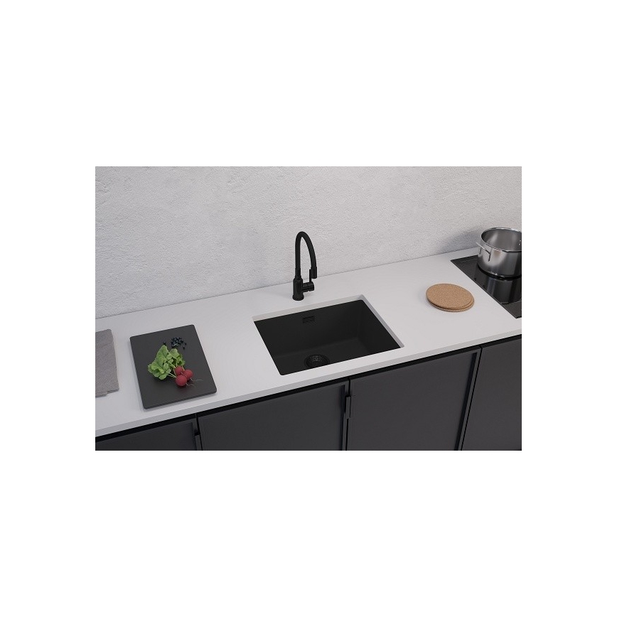 ALVEUS 1150057 - Kuchyňský dřez OMNI 55x45 cm granit/černá