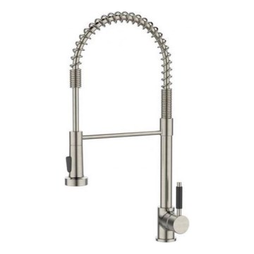 ALVEUS 1150886 - Dřezová baterie s flexibilním ramínkem se sprškou URBAN 47,1 cm satin
