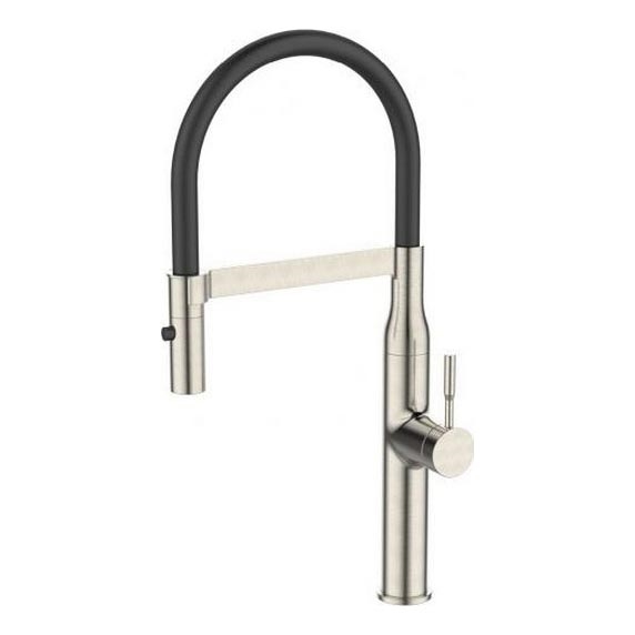 ALVEUS 1150892 - Dřezová baterie s flexibilním ramínkem se sprškou MIRAGE 49,5 cm satin