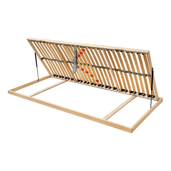 Ambiamo - Pružný lamelový rošt s bočním výklopem na písty ODENSE 90x200 cm pravý