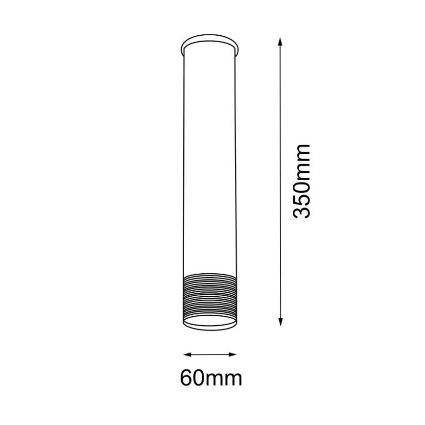 Amplex - Bodové svítidlo 1xGU10/10W/230V černá/zlatá