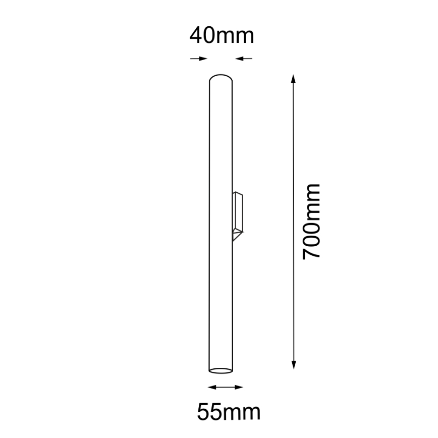 Amplex - Nástěnné svítidlo 2xGU10-MR11/15W/230V bílá/mosaz